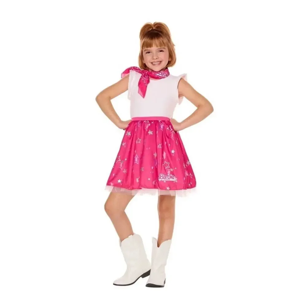 Barbie Movie Kid's Western Tutu Bandana Halloween Costume Kit Large/XL